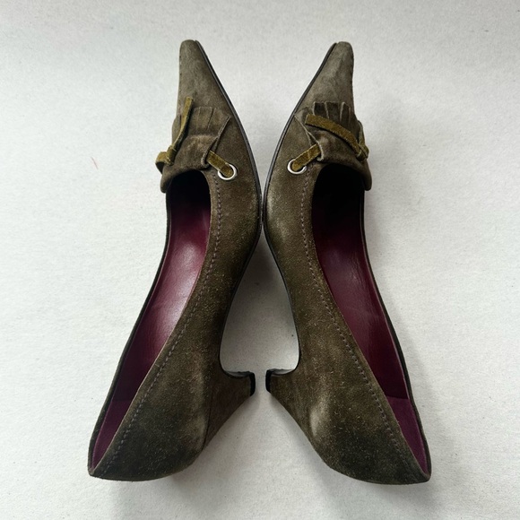Prada Kitten Heel Loafer Pumps - Picture 3 of 6